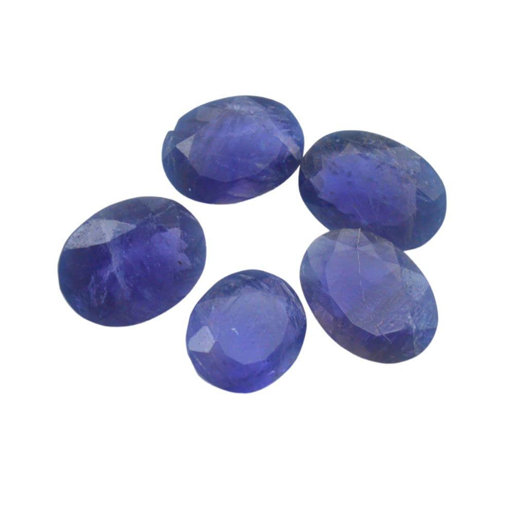 Natural Ceylon Shade Iolite at Wholesale Lot (Rs 97.5/Carat) Fine Quality Oval Shape ???? ???? Loose Gemstone for Reselling Astrologers Jeweller Tula Rashi Libra Zodiac Sign-image-36