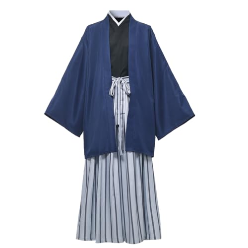 Mens Japanese Yukata Kimono Robe Costume Japanese Kimono Robe