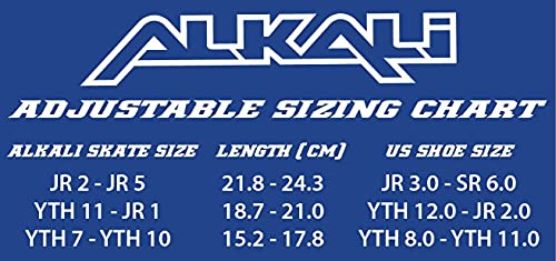 Alkali Lite Junior Kids Adjustable Inline Roller Hockey Skates Size 2-5 #TOP1
