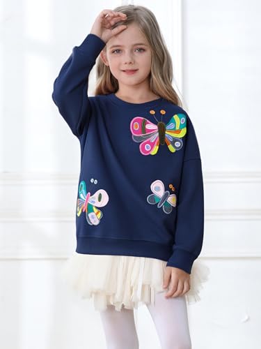 Hongshilian Unisex Kids Cute Cartoon Cotton Sweater Shirt2
