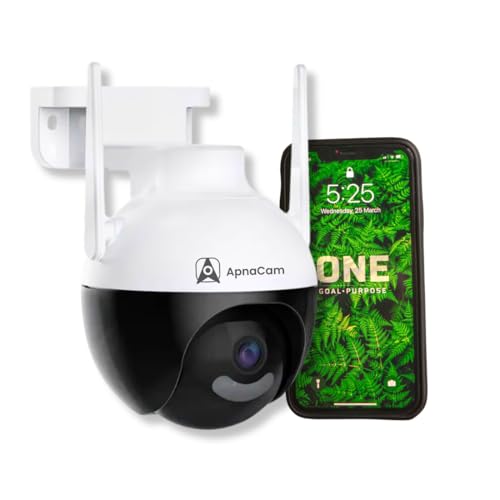 Image of ApnaCam WiFi Dome PTZ Wireless CCTV Camera | Alarm | Motion Alert | Color Night Vision Camera | SD Card Support | Two-Way Audio | 360 Pan & Tilt | Outdoor Security Camera