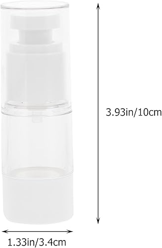 Miniatura 2 de EXCEART Botellas de bomba sin aire Botellas de spray de plástico portátiles Estos contenedores compactos son principalmente adecuados para llenar