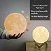mono living 4.7 Inch Moon Lamp for Adults - 16 Color LED Light Up Moon Ball, Realistic 3D Night Light with Remote & Timer - Unique Thanksgiving & Christmas Gifts