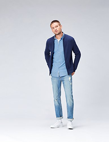 Find. Fnd0022am Camicia, Blu (Pool Blue), L