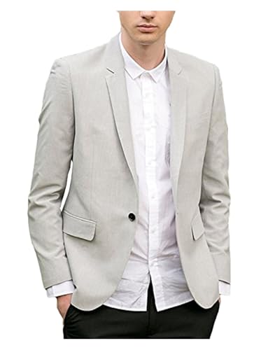 Veste de costume homme à un bouton chic et décontractée pour le quotidien