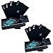 Produktbild Wasserdichtes Pokerkarten schwarze Spielkarten Profi Poker Karte Spielkarte playing cards aus Plastik Top Qualität Plastic Poker für Ihr Poker Vergnügen (2 Stück)