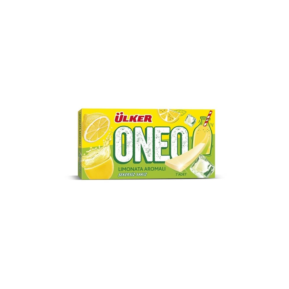 ÜLKER Oneo Slims Limonata Aromalı Sakız, 14 Gr