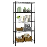 Paylesshere 5-Shelf Steel Wire Tier Layer Shelving 72