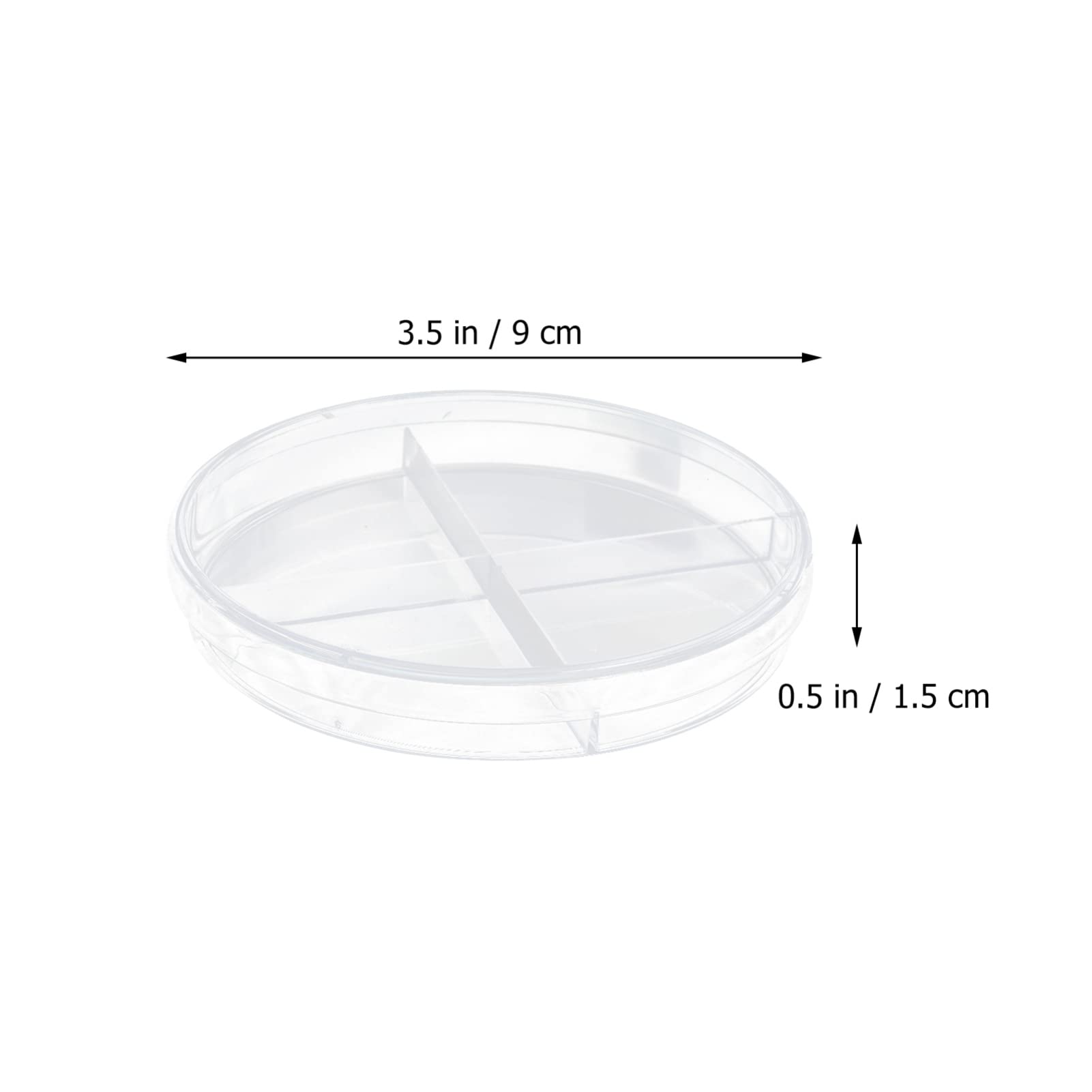 COSMEVIVI Professional Cell Culture Petri Dishes Plastic Small Plant Dish Lab Use Scientific Experiment Tool