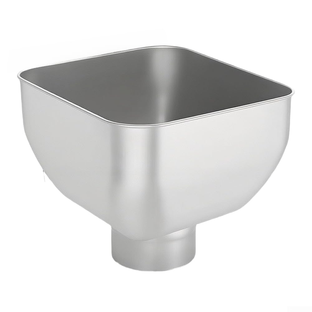 Conector Extensor Bajante para acero Inoxidable Adaptador Canalón Pluvial Intemperie Patio Exterior 244x59x178mm(60mm)