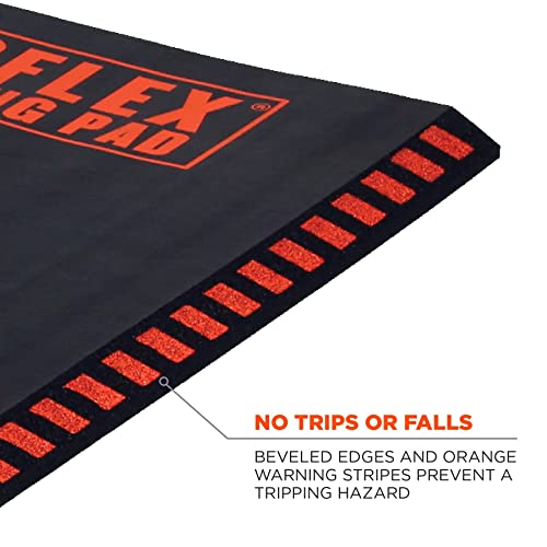 Image of Ergodyne ProFlex 390 Kneeling Pad, Foam Knee Cushion, Water Resistant Kneeling Mat, 18 inch x 36 inch x 1 inch, Black, XL