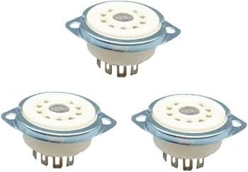 Amazon.co.jp: karim 真空管ソケット MT管 9ピン セラミック ソケット