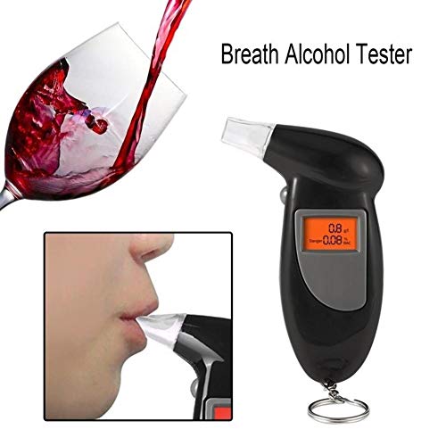Ardentity Ethylotest Alcootest Electronique, Portable Numérique avec Ecran LCD d'Affichage, Alcotest Numerique homologué Haute Sensibilité avec 4 Embouchures, 1 Porte-clés – vue 4