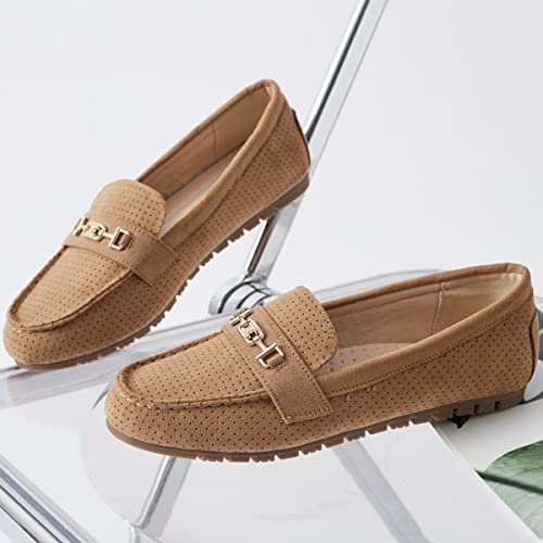 Image of Women's Loafer Shoes Leisure Slip On Work Shoes Comfort Walking Flats