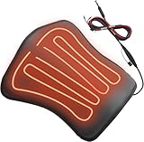 Kaedear(カエディア) バイク用 シートヒーター バイク 冬 防寒 耐水 防水 汎用 暖かい ヒートパッド ヒーターパッド 5段階 温度調整 コントローラー リモコン 原付 スクーター オートバイ バイク用品 ツーリング KDR-GH21 (シート/車両電源12V)