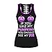 ZBYY Women's Comfy Printing Tank Top Set O-Neck Halloween Short Sleeve Shirts Sets Elastic Drawstring Shorts Set