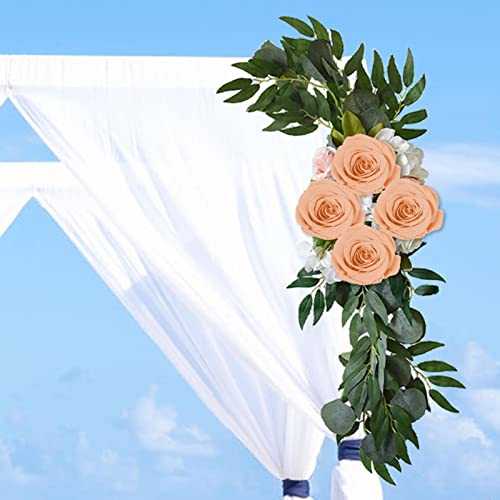 Rosas Eternas Preservadas, Conjunto de 6 flores artificiais de rosa vermelha, Caixa de presente para