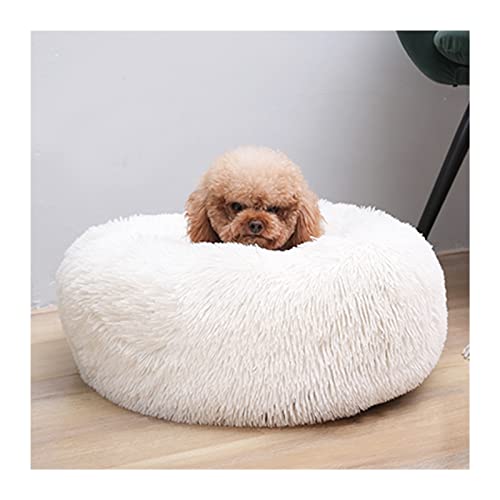 DGOINGPI Cama para Perros Saco de Dormir de Forma Redonda Perrera Gato Cachorro Sofá Cama Casa de Mascotas Camas cálidas de Invierno Cojín Cama de Gato Cama de Perro(A5,L Diameter 70cm)
