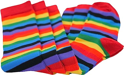 Image of ToBeInStyle Women's Colorful Patterned Design Knee High Socks