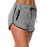 chandal nike mujer 【BUENA CALIDAD】🚴‍♀️Pantalón deportivo mujer corto: 95% algodón y 5% poliéster, es suave, agradables para la piel, cómodo, transpirable, muy elásticos, livianos, dale el toque más cómodo, puede disfrutar el tiempo de deporte o de diaria.