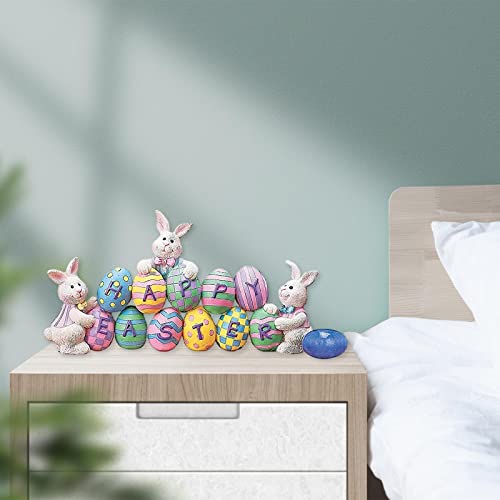 LOVIVER Ovos de Páscoa Engraçados Coelhinho Da Páscoa Personagens Animais para Enfeite de