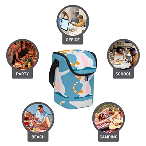 Bolsa de almuerzo con compartimento amplio que evita derrames de comida 4