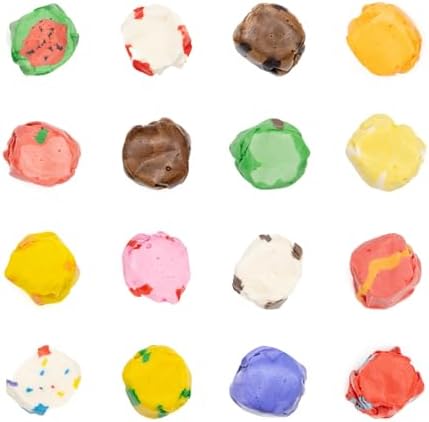 Taffy Shop Classic Favorites Mix Salt Water Taffy Individually Wrapped - Old-Fashioned Saltwater Taffy Bulk Assorted Flavors - Gourmet Soft Chewy Candy, Gluten-Free, 140 Pieces (32oz)