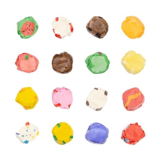 Taffy Shop "Favorites Mix" Salt Water Candy, Assorted Bulk Flavors of Saltwater Taffy, Unique Themed Bag of 120 Pieces Gourmet Salt Water Candy, Wedding Candy- Family (32oz)