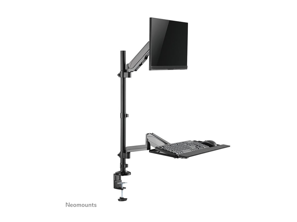 NewStar Neomounts FPMA-D1320SILVER Staffa per schermo piatto per ufficio – Staffa per schermo piatto per ufficio (0 – 180 °)
