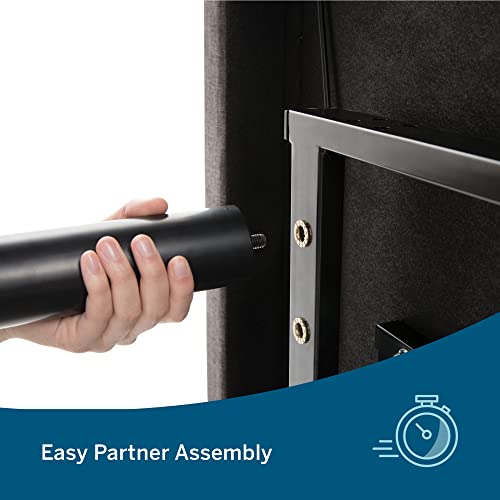 Lucid L300 Full Adjustable Bed Base With Lucid 10 Inch Latex Hybrid Full Mattress #TOP6