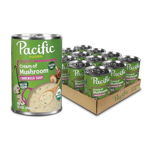 Pacific Foods Organic Cream of Mushroom Soup, 10.5 oz Can