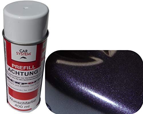 Spraydose 400ml 1K Autolack Black Violett Metallic Glanz kein Klarlack Tuning