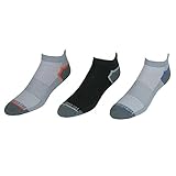 Fruit of the Loom Men's Breathable Half Cushion Low Cut Tab 3 Pack Sock