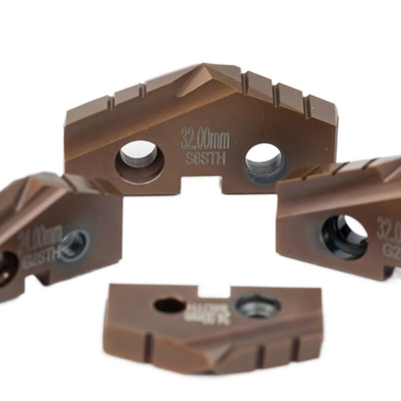wiertło 1pc wkładka do wiertła łopatkowego wkładka z węglika CNC G2STA G2DTH wkładka ze stali szybkotnącej S6STA S6STH kobaltowa wkładka HSS S2STA (Color : Carbide, Size : 11.0)