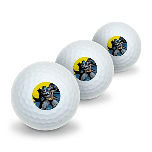GRAPHICS & MORE Batman Character Novelty Golf Balls 3 Pack