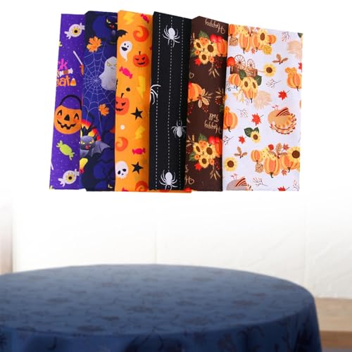 Kit de tissus en coton Halloween de 18 pièces pour la couture et patchwork - 3