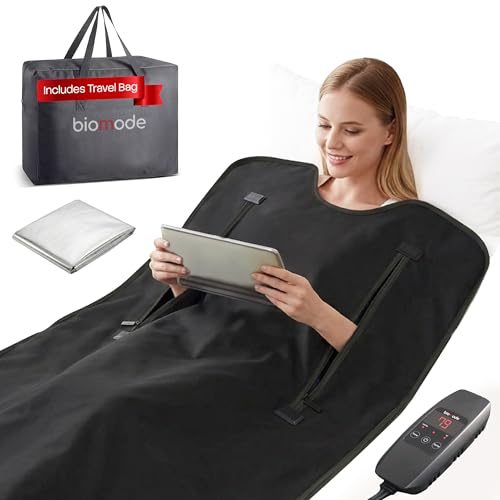 Infrared Sauna Blanket for Home Use Portable Sauna with Far Infrared Therapy for Detox Relaxation Weight Loss & Recovery 3580C Heat Waterproof Oxford Fabric with Sauna Wrap & Travel Bag