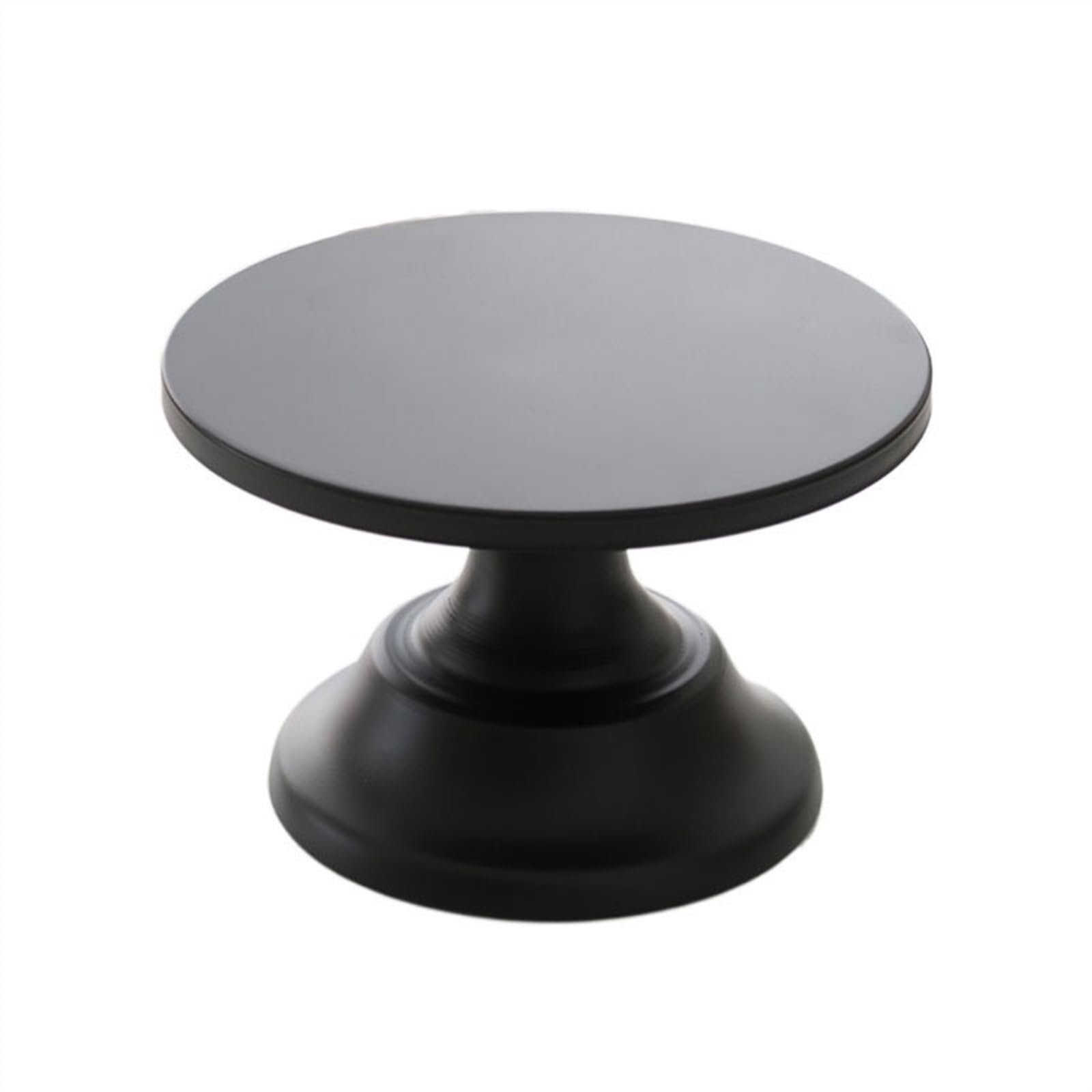 cake stand 20cm/25cm/30cm Minimalist and Fashionable High Legged Dessert Display Cake Rack Dim Sum Bread Tray tiered cake stand(Black,20cm)