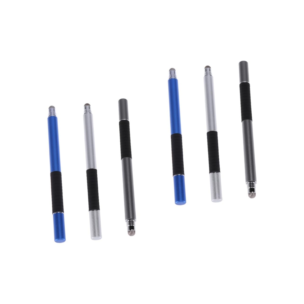 Uonlytech 2 Set Di Penna Stilo Universale Per Tablet E Smartphone Penna Capacitiva A Punta Fine in Metallo Strumento Di Scrittura Per Schermo 3 Pezzi * 2