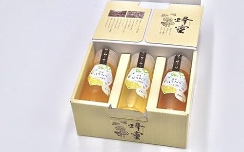 川北養蜂園 国産 はちみつ3本セット [ アカシア/とち/伊勢の花々(百花) 各200g] はちみつ ハチミツ 蜂蜜 トチ 栃 百花蜜 あかしあ 化粧箱入り ギフト プレゼント お歳暮 [1.2-2]