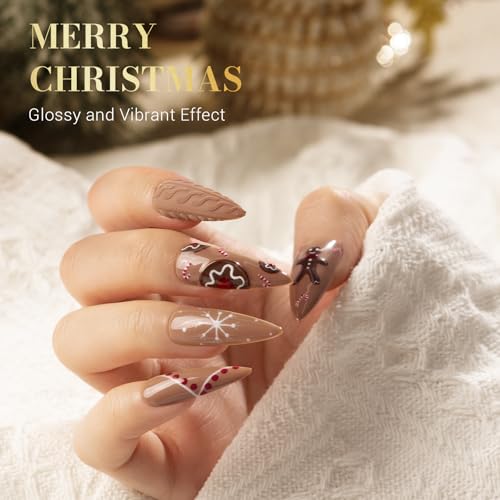 Image of MelodySusie Nude Brown Gel Nail Polish, 0.5 fl oz Soak Off UV LED Beige Brown Gel Polish Gift for Women Nail Art Manicure Salon DIY Nail Design Decoration at Home-377
