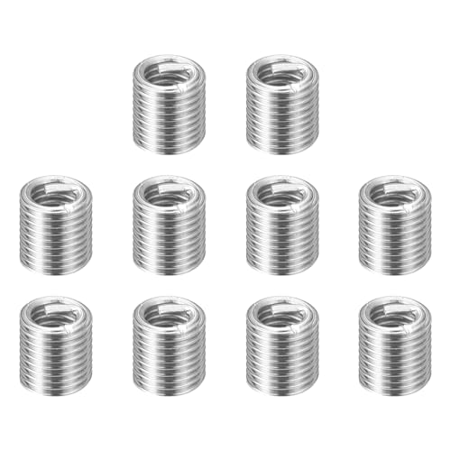 HARFINGTON ���C���[�X���b�h���y�A�C���T�[�g M1.6 x 0.35 x 3D (4.8mm) ���g���b�N 304H �X�e�����X�X�`�[�� �w���J���R�C�����C���[�X�N�����[�X���b�h�X���[�u�V�[�X10�� �����ԏC���p