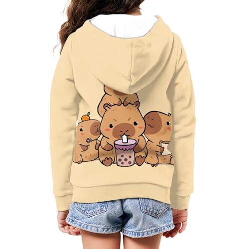 Image of Biyejit Kids Novelty 3D Graphic Printed Hooded Sweatshirt