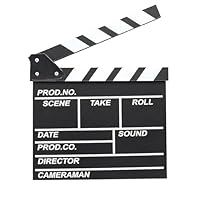Schwarz Filmklappe Holz,Filmklappe Regieklappe,Regisseure Clapper Board für Film,Film Klappe für Shoot,Requisiten Regieklappe,für Shoot Werbespots,Kino Deko,Fernsehserie,Home Decoration,Requisiten