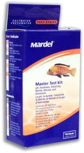 Mardel Master Water Test Kit Strips (Freshwater/Saltwater), 50ct