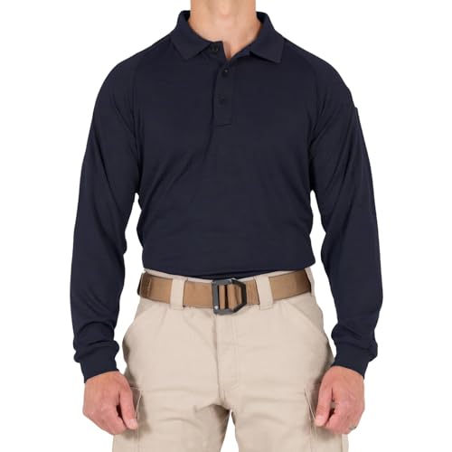 First Tactical Men's Performance Long Sleeve Polo