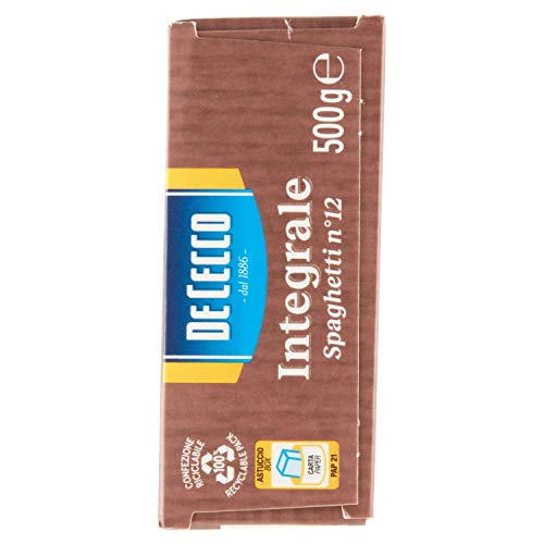 Image of De Cecco Pasta Whole Wheat Spaghetti, 500g