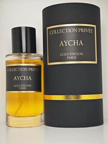 COLLECTION PRIVÉE Aisha Unisex Aysha Parfüm 50ml – Aycha Orientalischer Duft mit Zitrone, Vanille, Patchouli & Bernstein Elegantes Eau de Parfum für Frauen und Herren Intensiv luxuriös Made in France