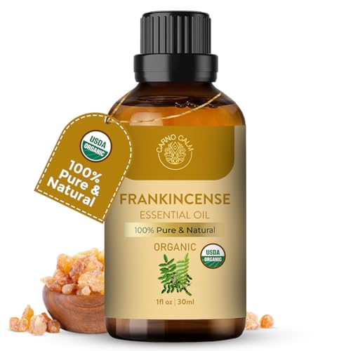 Carno Calm Weihrauch Ätherisches Ã|l 30ml | 100% reines und natürliches Weihrauchöl Ätherisches Öl für die Haut und den Raumduft | 1 fl oz