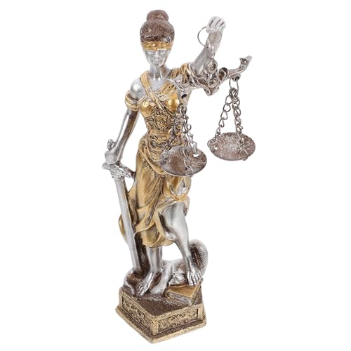 VALICLUD Estatua de Resina Diosa Justicia Temis para Decoración Vintage